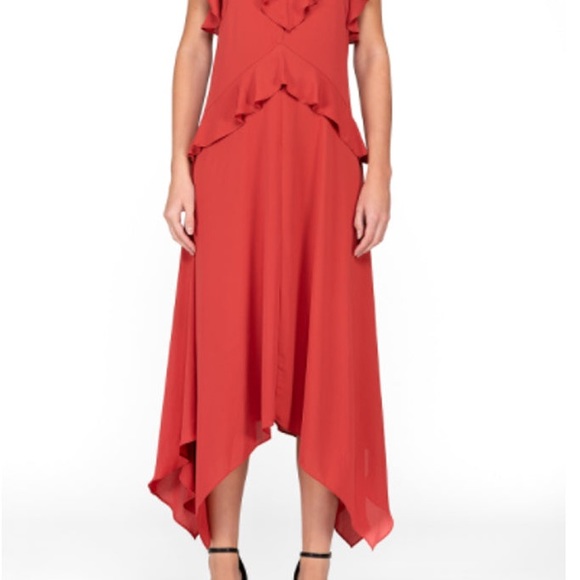 BCBGMAXAZRIA Lissa High Low Slip Dress Size XS - Picture 1 of 6